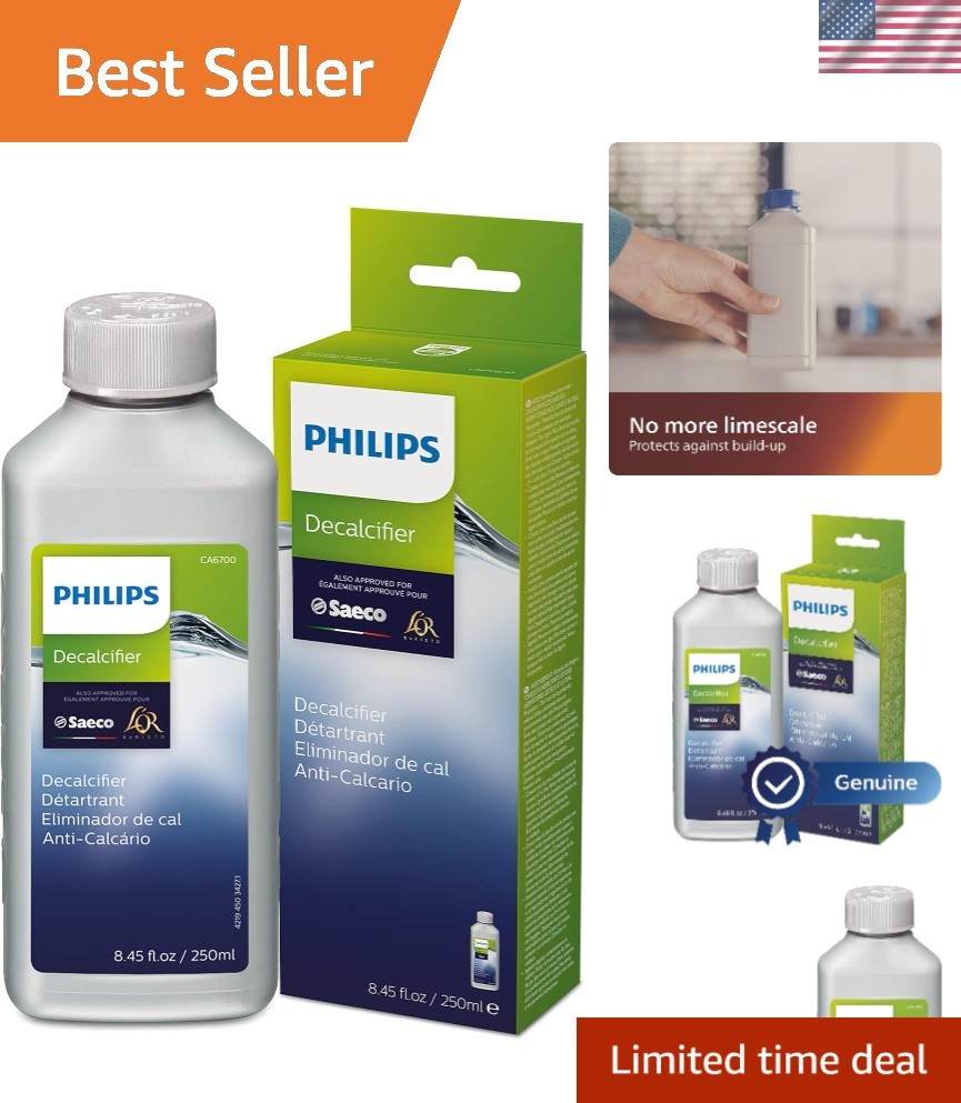 Philips Descaler for Espresso Machines: 1 Cycle, Refreshing 
