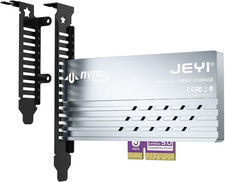Pcie 5.0 4X to M.2 Nvme Adapter Card, Gen 5 128Gbps, Heatsink