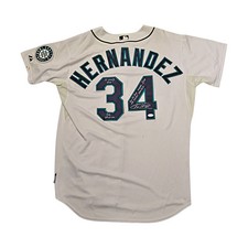 Felix Hernandez Mariners Autographed Signed Personalized Majestic Jersey JSA COA