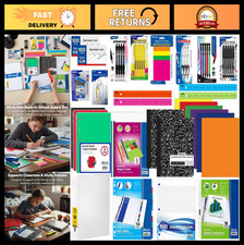 All-in-One School Supplies Kit - 70 Count Bundle for Middle  High School, Homes