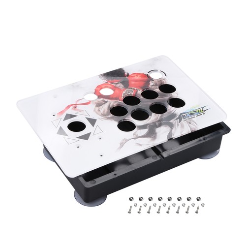 DIY Arcade Joystick Replacement Acrylic Panel Case Handle Arcade Game Kit - Picture 4 of 17