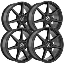 Set Of 4 Kraze Kr198 Nova 19x8.5 5x1085x4.5 35mm Gloss Black Wheels Rims