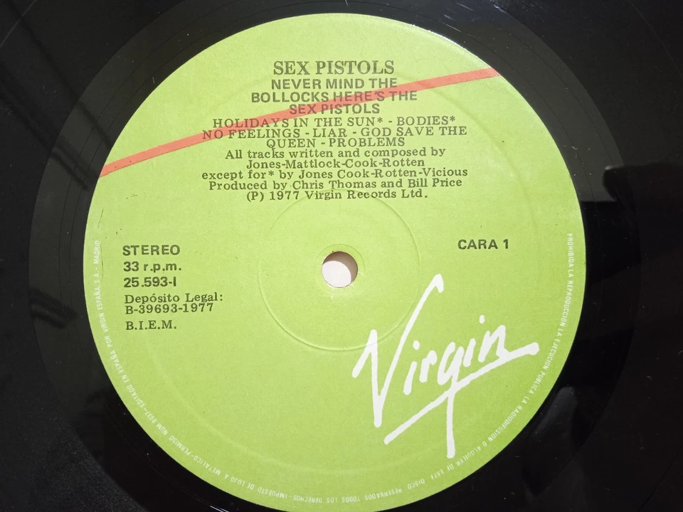 Sex Pistols - Never Mind The Bollocks Here's The Sex Pistols - LP - 1977 Spain - Imagen 3 de 4