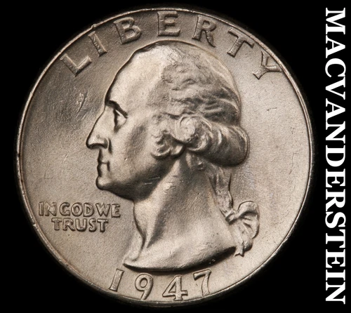 1947 Washington Quarter - Choice Gem Brilliant Uncirculated  Lustrous  #i6039