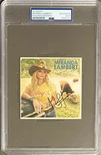 MIRANDA LAMBERT POSTCARDS FROM TEXAS CD INSERT HAND SIGNED PSA DNA AUTO