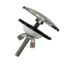 Stainless Steel Kitchen Sink Hole Cover, 2 Inch Faucet Hole Polished Chrome