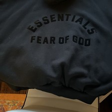 Authentic Essentials Fear Of God Black Hoodie
