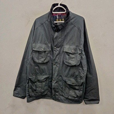 Barbour SMU Retail Utility Wax Waterproof 4oz Lightweight Navy Coat Jacket XL