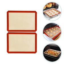 2 Pcs Tappettino Silicone Tappeto Forno Tappetino Da Antiaderente