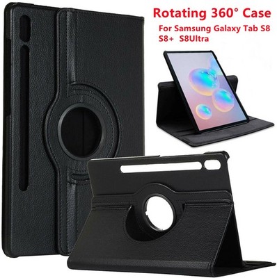 Drehbare Hülle für Samsung Galaxy Tab S8 Plus/Ultra 2022 schwenkbare Stand Cover