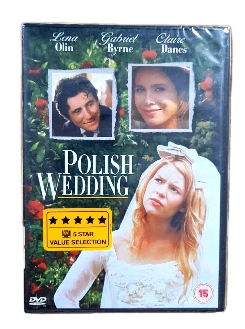 Polish Wedding DVD Claire Danes, Gabriel Byrne 1998 Romantic Drama Movie - New