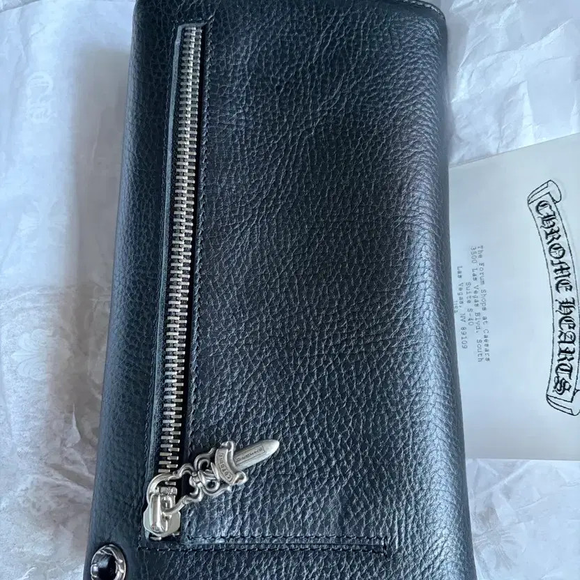 Chrome Hearts Wave Leather Wallet with Receipt thumbnail 2