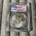 2001 American 1 Oz Silver Eagle PCGS    Ground Zero Recovery