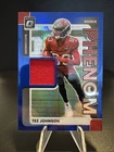 2025 Donruss Optic Tez Johnson Blue Hyper (RAW)