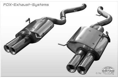  Duplex Sportauspuff SuperSound-Version BMW 3er E92 E93 M3 je 2x90mm rund