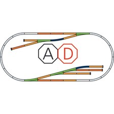 Piko 55330 A-Gleis Set: D H0 + Neu