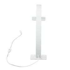 Half Moon Desktop LED Light Adjustable For Beauty Professionals White Premium