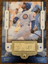 1998 SPx Finite Sammy Sosa  card #27 Cubs - NM