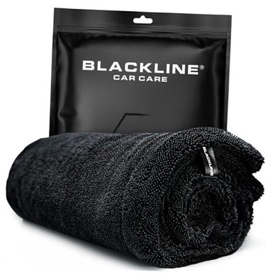 Blackline 24''x36'' Twisted-Loop Car Drying 24''x36'' Double sided Charcoal Grey