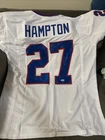 Rodney Hampton Signed New York Giants White Football Jersey (PSA)