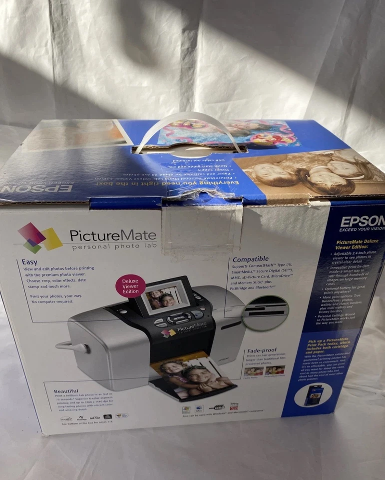 Epson Picture Mate Personal Photo Lab Printer Windows Macintosh Model B271A - Image 2 of 2
