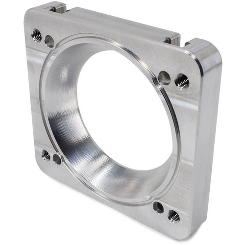IAG Adapter Plate to Tundra T-Body For STi Intake Manifold Silver IAG-AFD-2020SL - Picture 2 of 6