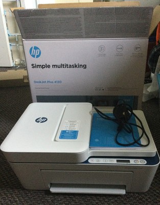 HP DeskJet Plus 4130 All-in-One Wireless A4 Inkjet Printer | eBay