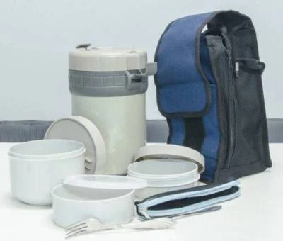 thermos lunch lugger with flask