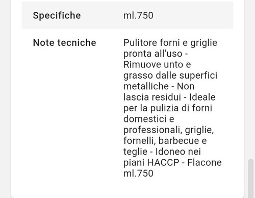 5 Flaconi Fulcron Super Pulitore 750ml Per Forni E Griglie Professionale - Foto 2 di 2