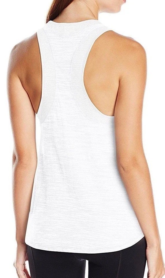 全新带标签女式 Under Armour HeatGear 白色 Fashlete 背心 — 第 2/4 张图片