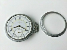 ANTIKE ELGIN TASCHENUHR POCKET WATCH  EXTREM RARE Jam Saku - 1-7