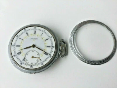ANTIKE ELGIN TASCHENUHR POCKET WATCH EXTREM RARE Jam Saku - 1-7 - Bild 1 von 4