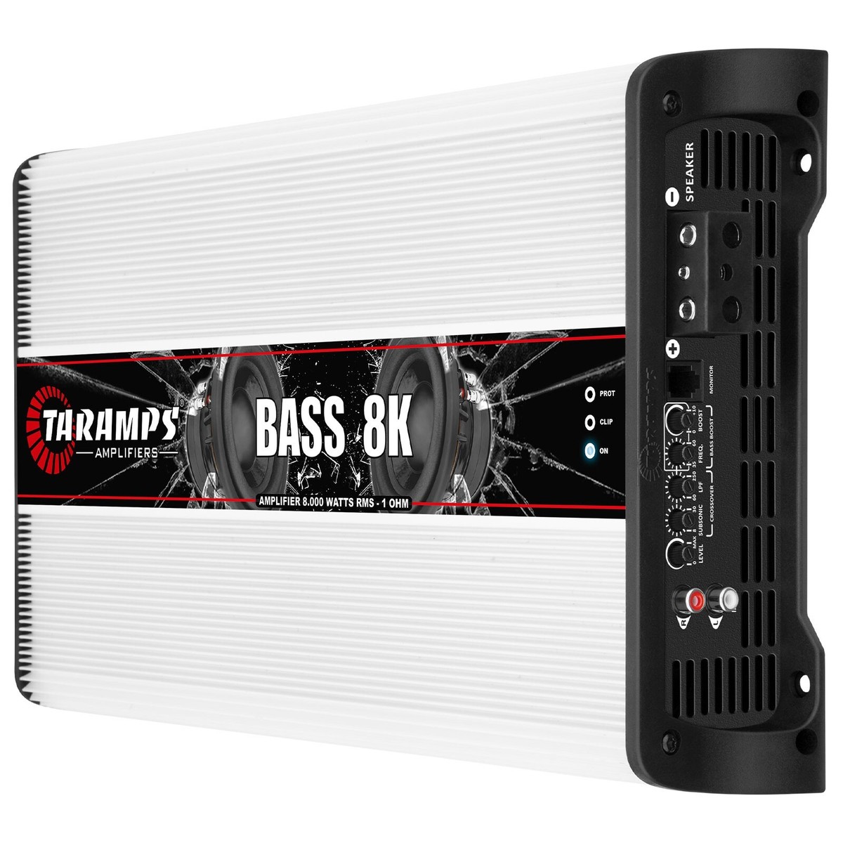 Taramps BASS 8K 1 Ohm 8000W Class D Full Range Mono Car Amplifier