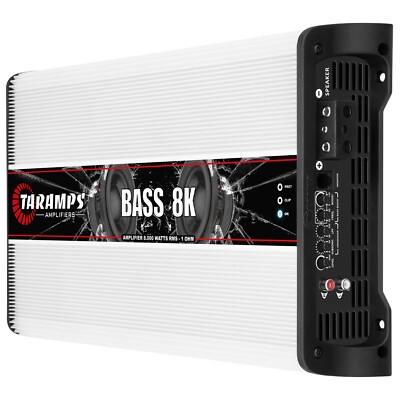 US SELLER] Taramps BASS 8K 1 Ohm 8000W Class D Full Range Mono Car