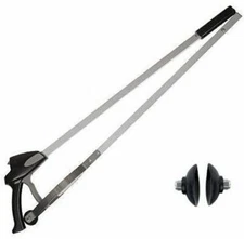 EZ Reacher 120" Pick Up Tool with Pair of Rubber Gripper Cups (Bundle - 2 Items)