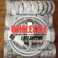 Wholesale Lot 20W USB-C to iPhone Cable PD Fast Charger For iPhone 13 12 11 8 SE