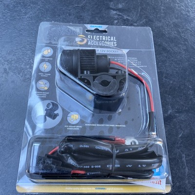 OXFORD WETTERFEST DUAL USB NETZTEIL STECKER 12V PASST 25 MM LENKER EL102