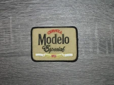 Modelo Especial Beer Cerveza Embroidered Iron On Patch  3.25" x 2.5"