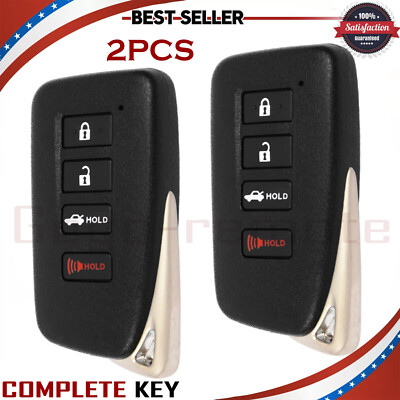 2xSmart Remote Key Fob HYQ14FBA 281451-0020 Fits Lexus ES300H ES350 GS350 GS450H