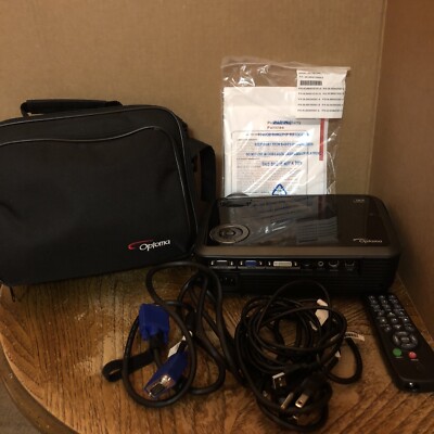 Optoma EP728 DLP Projector Complete Bundle With Carry Bag Movie Projector HTF