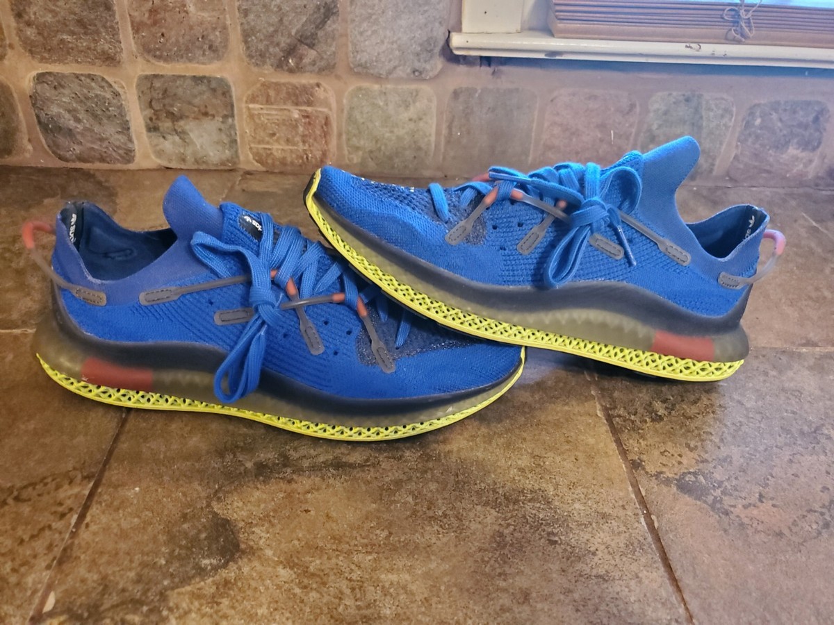 シューズ(男性用)  4D Fusio 'Bold Blue Light Flash adidas 4d Fusio bold blue light flash yelloe | eBay