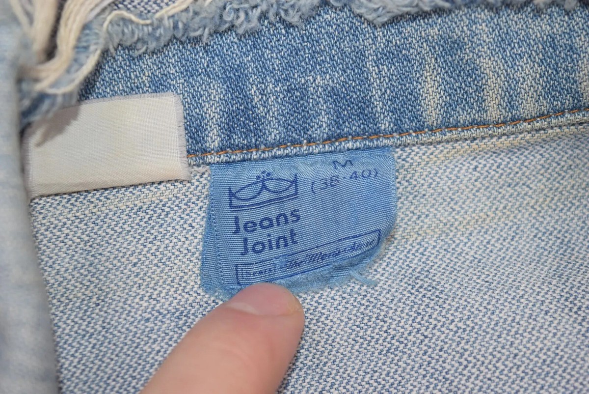 Vintage Sears Jeans Joint Denim Jacket Womens M Selvedge