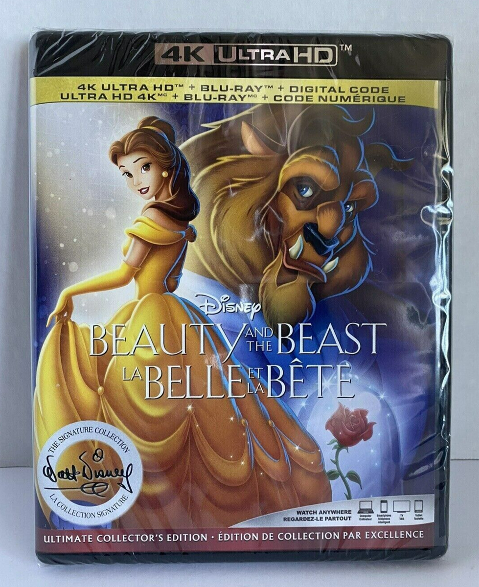 Beauty and the Beast (4K Ultra HD UHD + Blu-ray) Disney **NEW