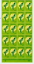 Fight Crippling: Easter Seal Society (1977) USA MNH block of 20