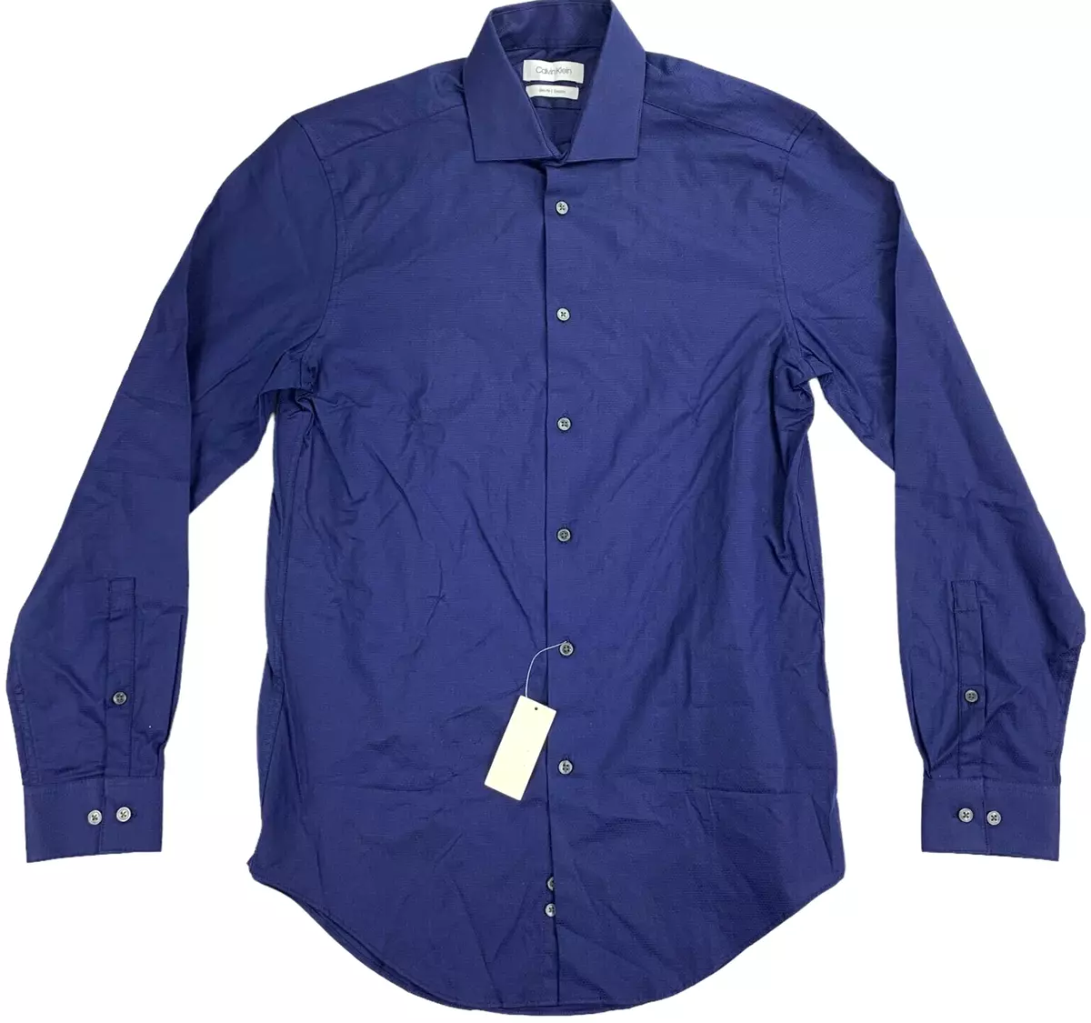 Calvin klein long sleeve dress sale shirt