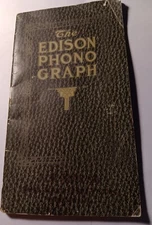 Edison Phonograph Catalog from 1910 (3" x 5")