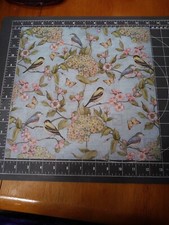 12" Scrapbook Paper 4p K Co Blossom Floral Glitter Robin Wren butterfly Dogwood