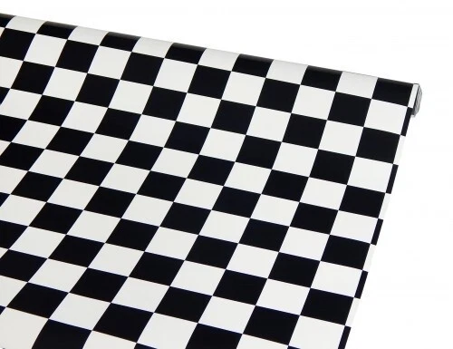 Bügelfolie kleine Karos 3x3 cm rot gelb - Bild 3 von 4