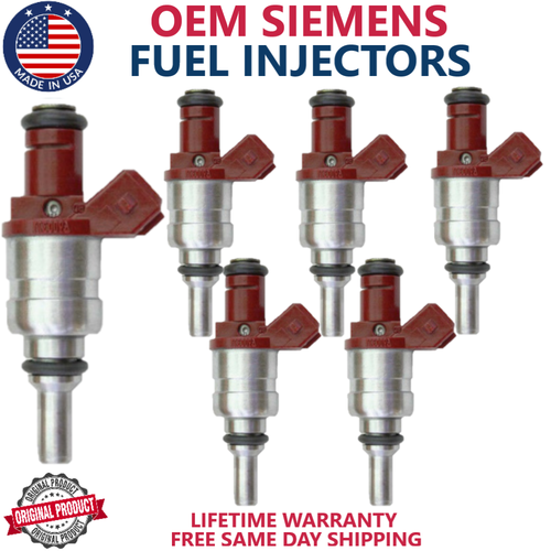 GENUINE SIEMENS 6pc FUEL INJECTORS FOR 20032005 BMW Z4 2.5L, 3.0L V6