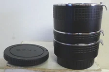 "iShoot Extension Tubes For Sony MI-A -13mm MF 21mm 31mm M-Xi / AF +End Caps